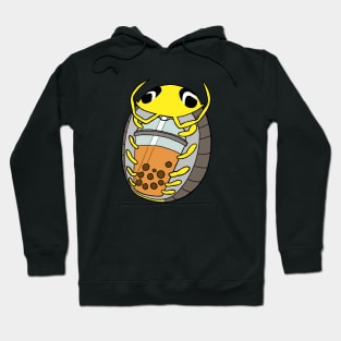 Rubber Ducky Isopod loves Boba Tea Hoodie